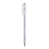 Ручка гелевая Crown HJR-500GSM 0,7 мм Серебро