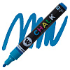Маркер меловой Molotow "CHALK" 4 мм флуоресцентный Синий