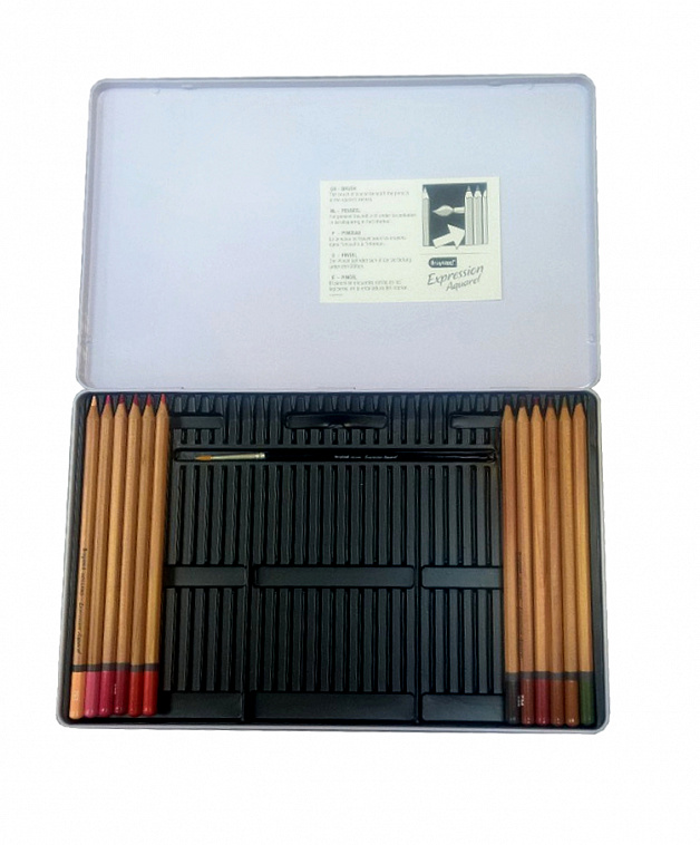 Набор цветных карандашей акварельных Bruynzeel "EXPRESSION" 36 шт в метал кор
