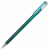 Ручка гелевая Pentel "Hybrid Dual Metallic" 1,0 мм, зеленый + синий металлик