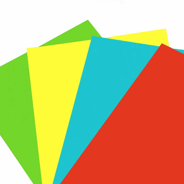 Набор бумаги цветной Лилия Холдинг "Счастливые цвета" А5 70 л 7 цв Планшет 