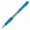 Ручка шариковая автомат Pilot "Super Grip" 0,7 мм, цвет синий, корпус голубой 