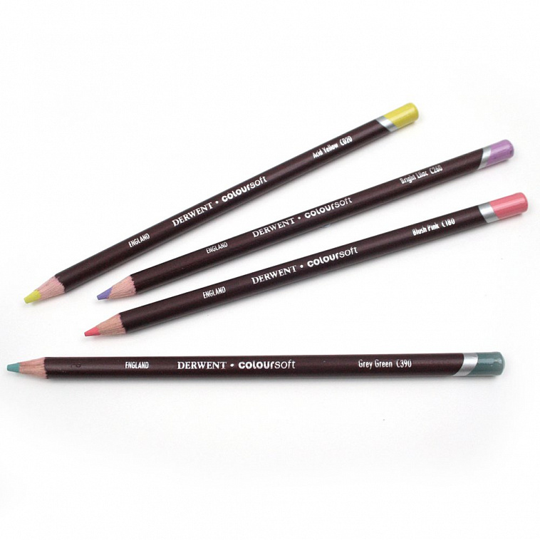 Набор карандашей цветных Derwent "Coloursoft" 36 цв в метал кор  
