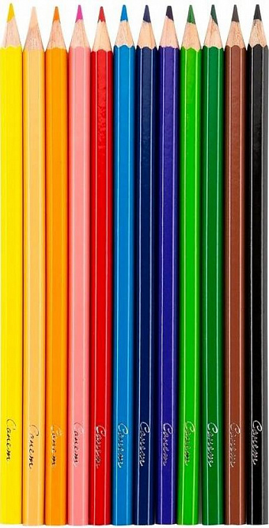 Набор карандашей цветных "Сонет" 12 цв профессиональныe