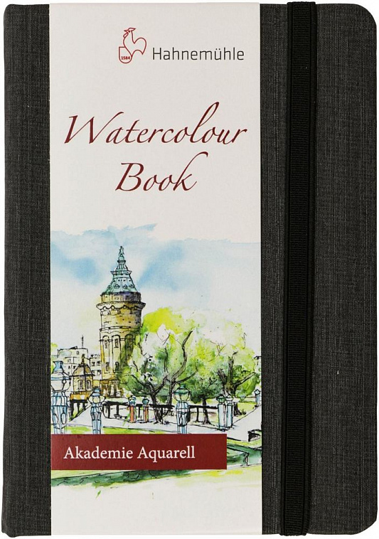 Альбом для акварели Hahnemuhle "Watercolour book" портрет А6 30 л 200 г, целлюлоза 100%, с/з