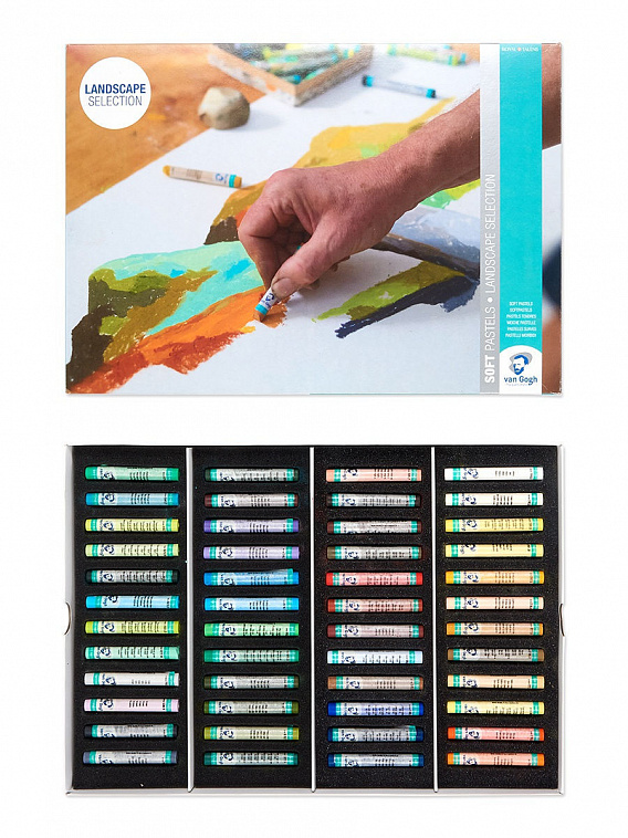 Набор сухой пастели Talens "Van Gogh" 48 цв в картонной коробке 