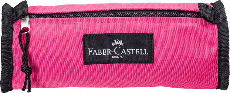Пенал простой Faber-castell увеличенный, розовый