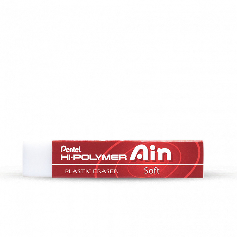 Ластик Pentel "Hi-Polymer Eraser Ain Soft" 65х13,6х13,6 мм