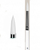 Кисть синтетика белая №12 круглая Живописные кисти "1B12" длинная ручка