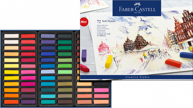 Набор сухой пастели Faber-castell "Creative Studio" 72 цв Mini