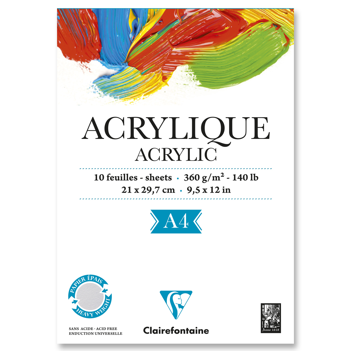 Альбом-склейка для акрила Clairefontaine 