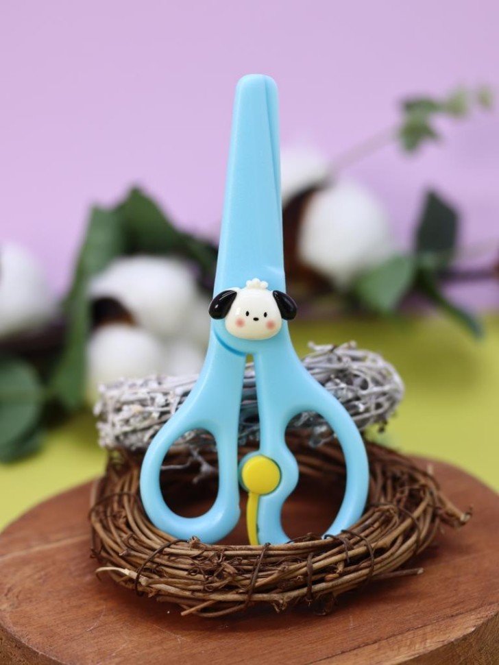 Безопасные ножницы Dog friend blue 79₽