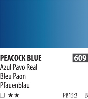 Акварель ShinHanart PWC extra fine 15 мл №609 Синий павлин дракула самая полная версия коллекционное иллюстрированное издание