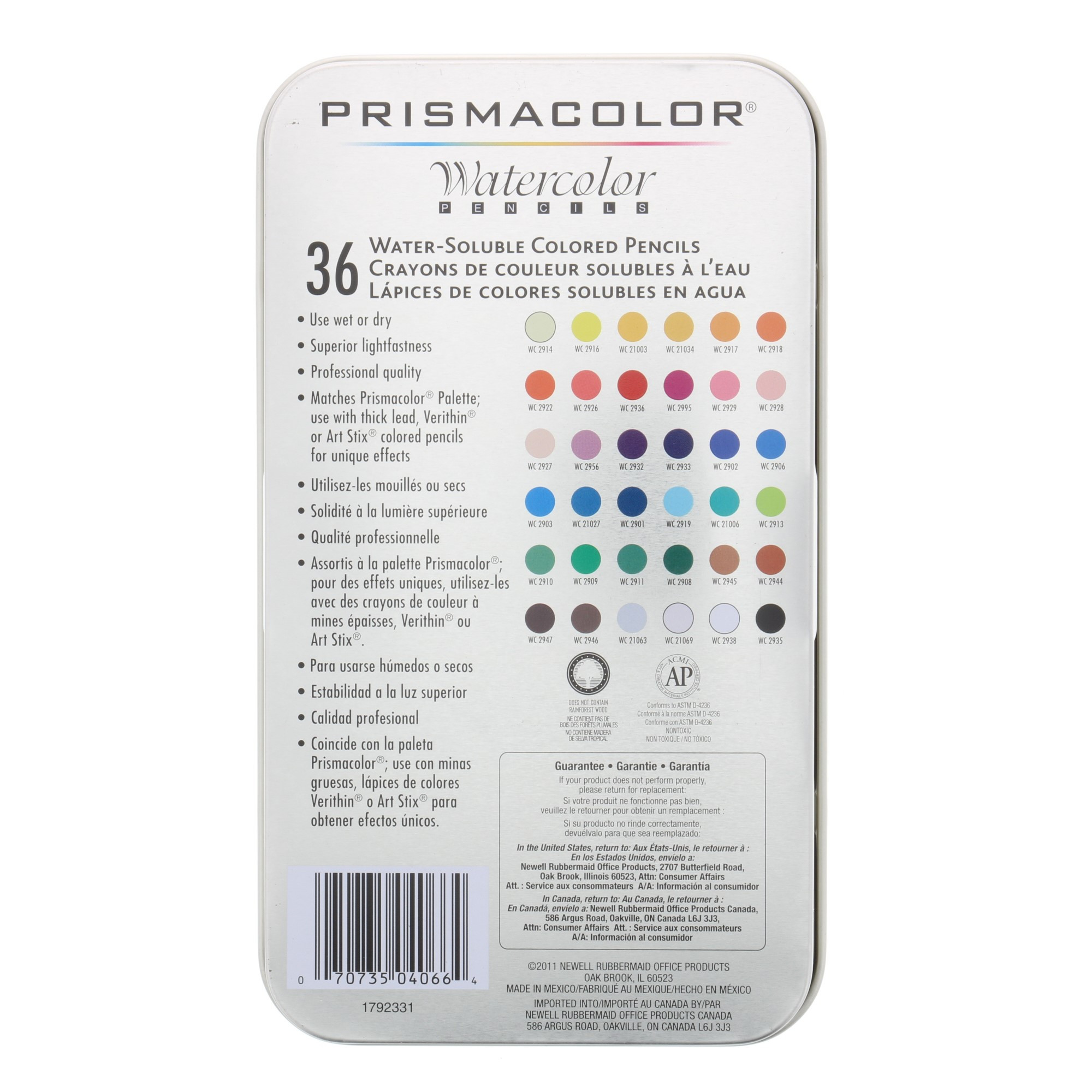 Набор карандашей акварельные Prismacolor 