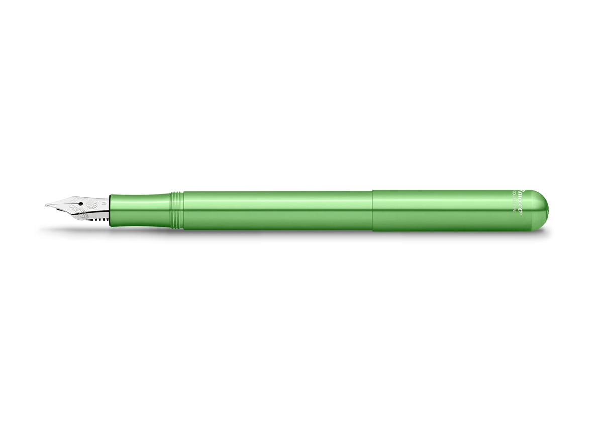 Ручка перьевая KAWECO LILIPUT COLLECTION GREEN F 0.7 мм цвет корпуса зеленый набор стержней для шариковых ручек kaweco d1 5 шт 1 2 мм синий