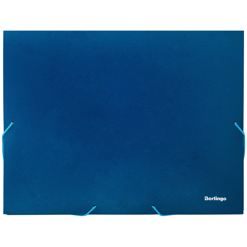 Папка-короб на резинке Berlingo А4, 30 мм, 700 мкм, синяя папка портфель 13 отделений berlingo skyline а4 328 285 мм 700 мкм синяя