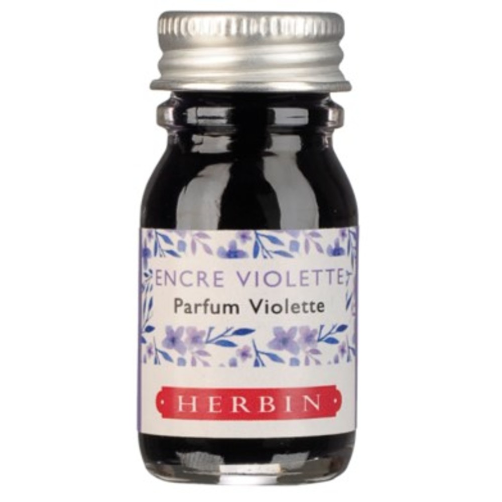 Чернила ароматизированные в банке Herbin, 10 мл, Фиолетовый, Фиалка Herbin-13777ST