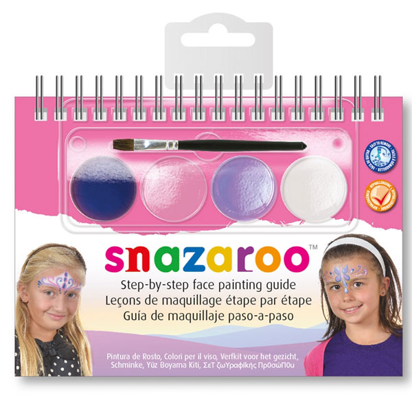 Набор красок для лица Snazaroo 4 цв для девочек