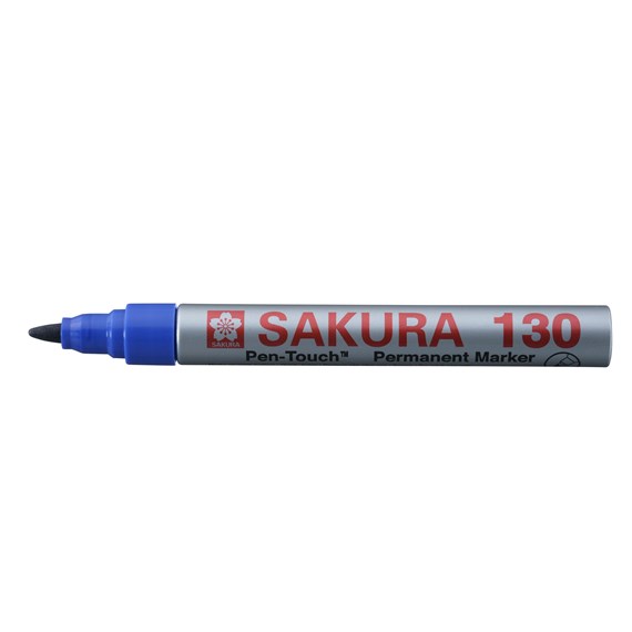 маркер перманентный для гладких поверхностей sakura 140 4 0 мм красный Маркер перманентный для гладких поверхностей Sakura 