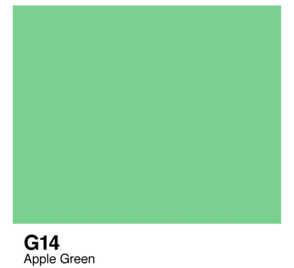 Чернила COPIC G14 (зеленое яблоко) бумага гофрированная зеленое яблоко 50 250 три совы инд уп подвес