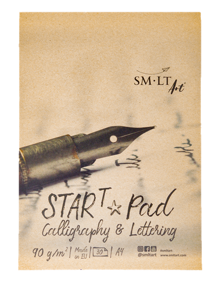Альбом-склейка для каллиграфии и леттеринга SMLT Start А5 30 л 90 г