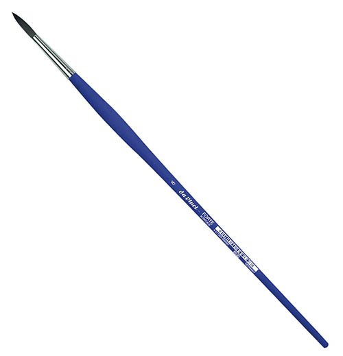 Кисть синтетика №8 круглая Da Vinci 8630 длинная ручка DV-8630-8 - фото 1