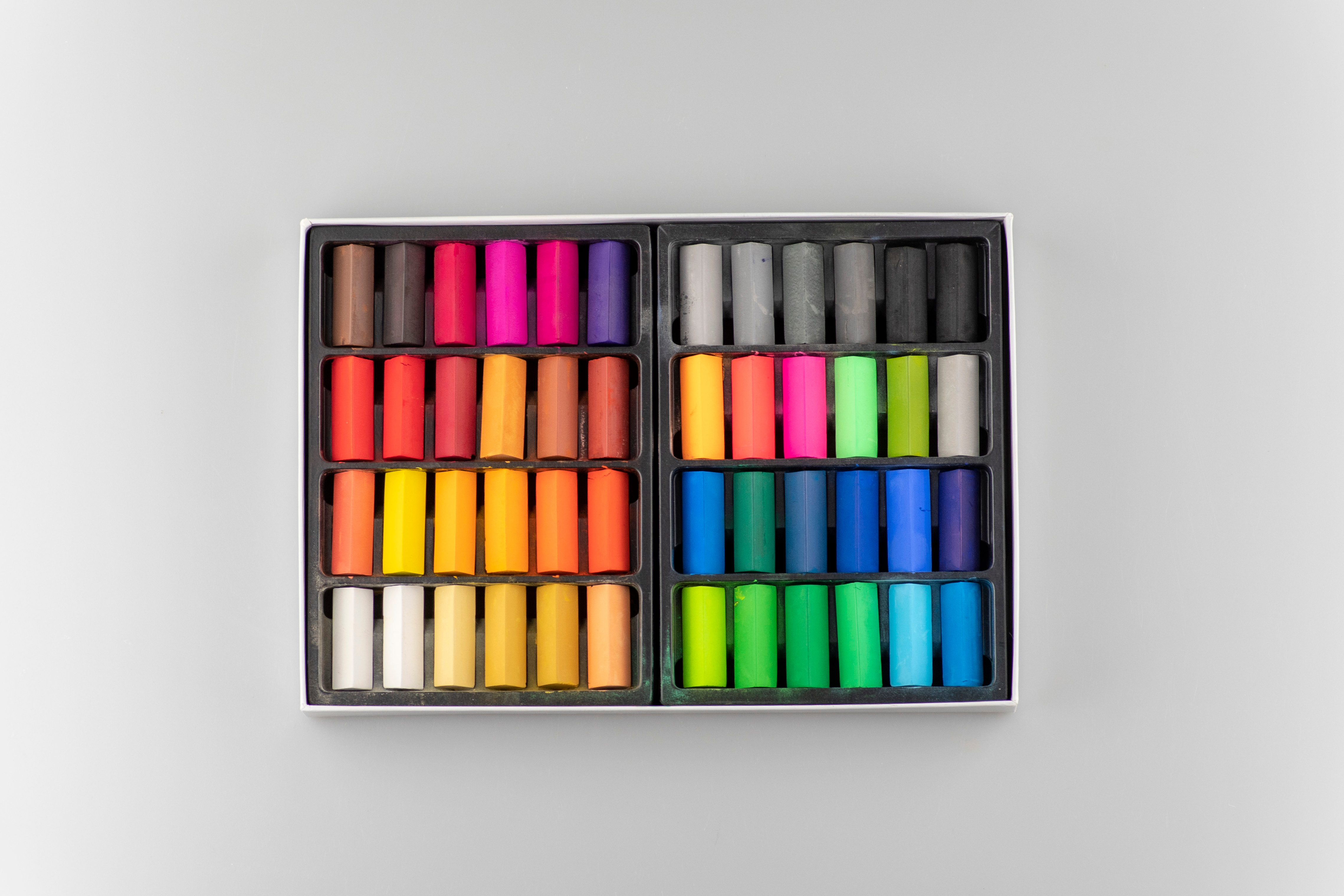 Набор сухой пастели Малевичъ квадратные мелки-половинки, 48 цвета МЛ-810003 - фото 2