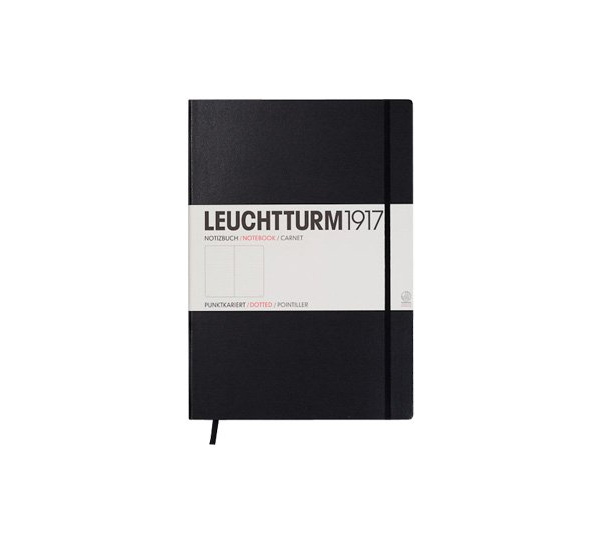 Книга для записей в линейку Leuchtturm1917 "MASTER" А4 233 л черный 