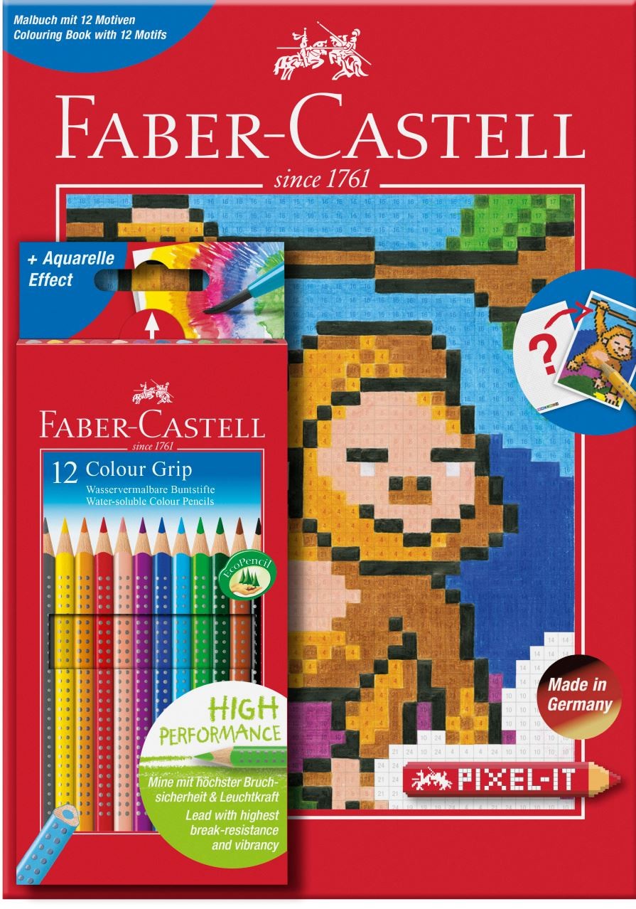 доска чертежная faber castell а4 в картонной коробке Набор цветных карандашей Faber-castell 