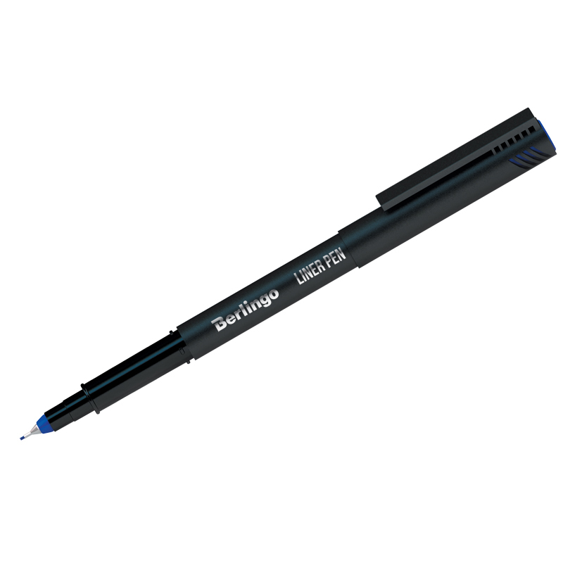 ручка шариковая berlingo aviator pastel синяя 0 7 мм грип Ручка капиллярная Berlingo 