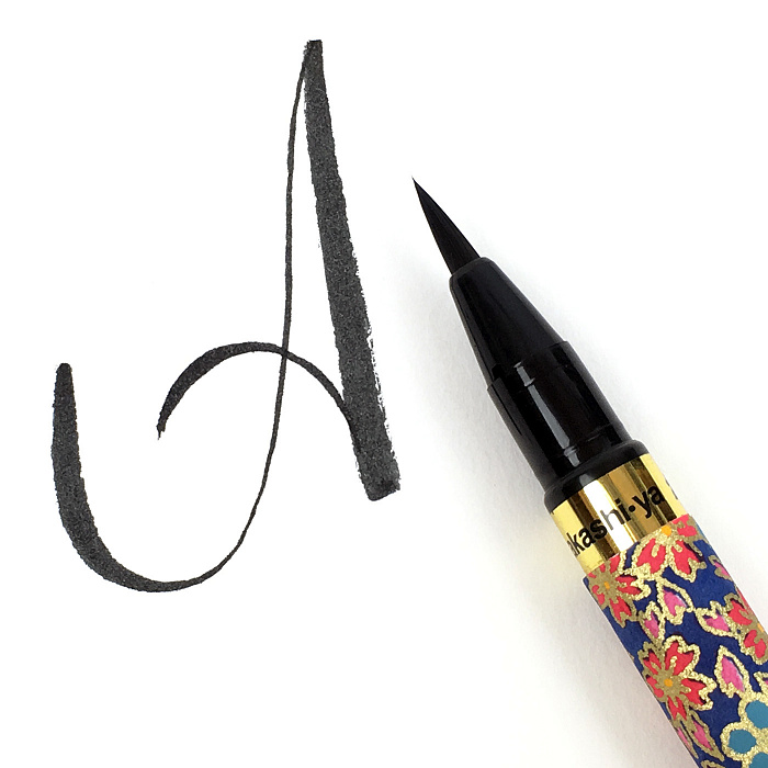 Ручка Akashiya Brush Pen Koto Черный SAI-SAW-500 - фото 3