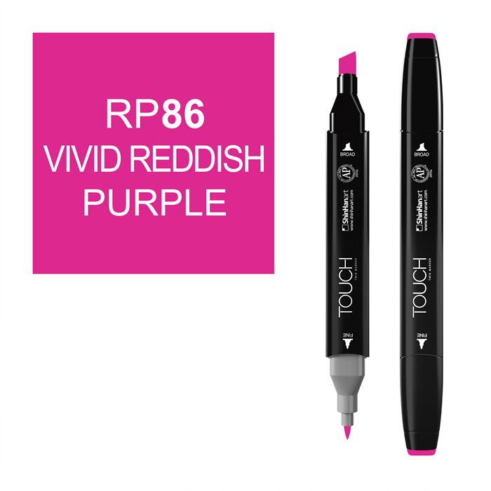 Маркер спиртовой Touch Twin цв. RP86 красно-фиолетовый шампунь silver touch серебристо фиолетовый сила а 71087 500 мл