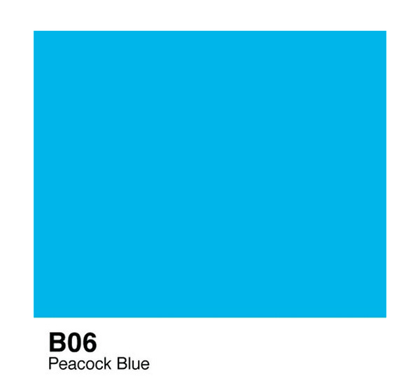 Чернила COPIC B06 (Павлиний синий) C-чB06 - фото 1