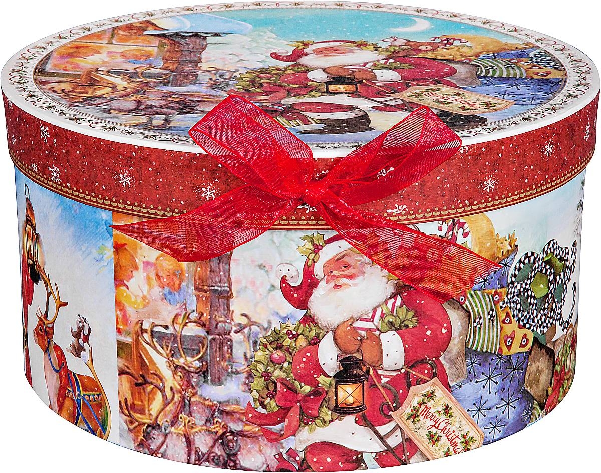Подарочная коробка Mister Christmas Круглая 23 см Дельта-BR-B-ROUND-C-1