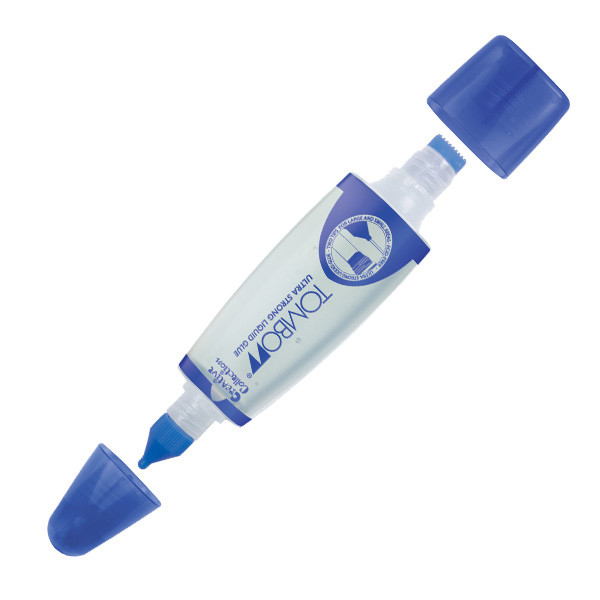 Клеящая ручка с двумя наконечниками Tombow Liquid glue ultra strong PT-WTC