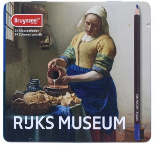 набор карандашей ных bruynzeel rijks museum вермеер молочница 24 цв в металлической кор Набор карандашей цветных Bruynzeel 