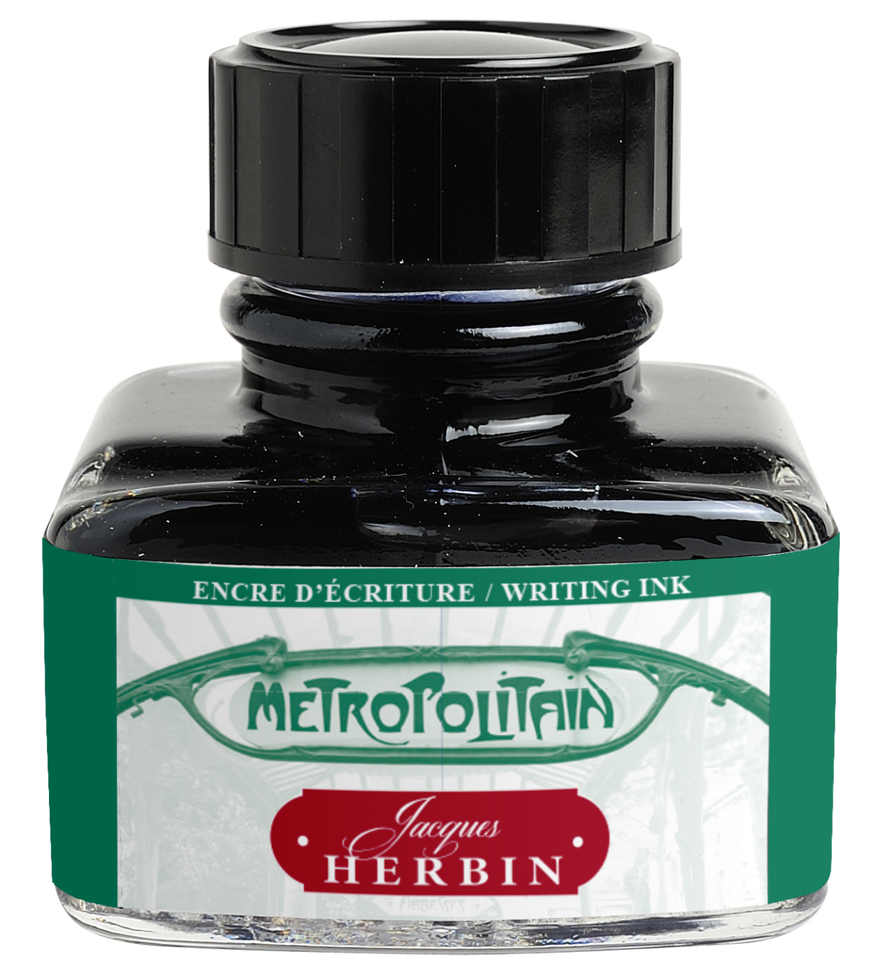Чернила Herbin в банке 30 мл, Цвета Парижа Metro Parisien Зеленый Herbin-13835T