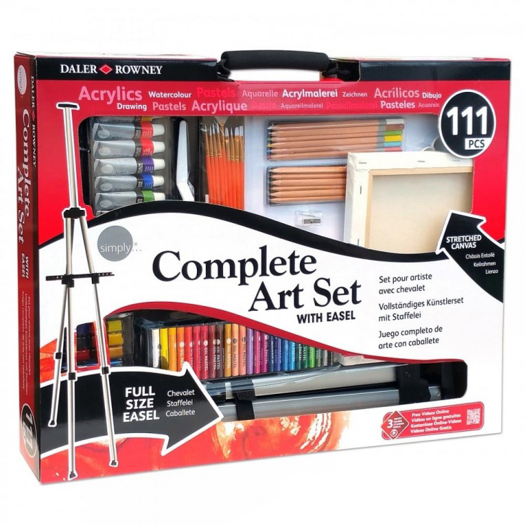 Creative artist set. Набор для художника daler rowney 115. Simply complete. Набор для рисования профессиональный. Daler rowney карандаши акварельные.