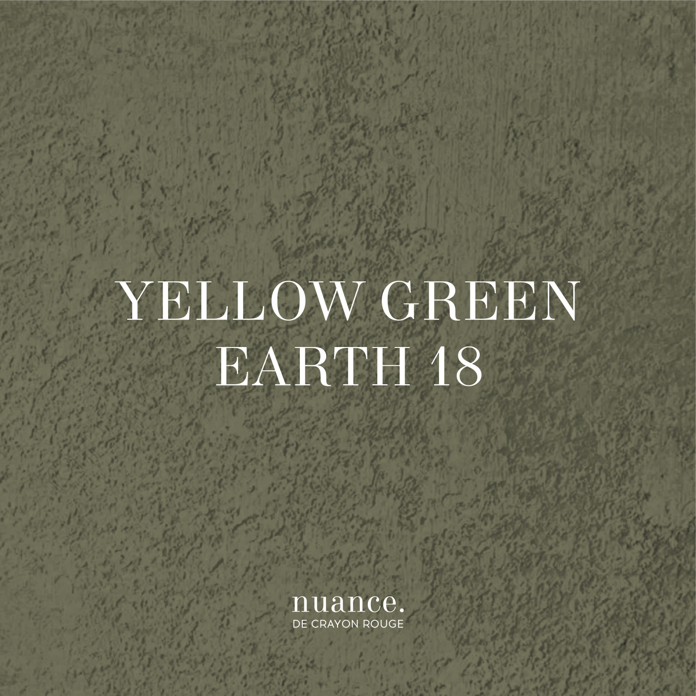 Пастель сухая ручного изготовления nuance., YELLOW GREEN EARTH 18 (PG7, PB27, PY42, PBL7)
