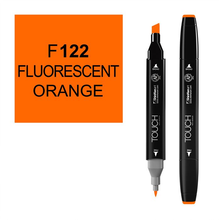 Маркер спиртовой Touch Twin цв. F122 флуорисцентный оранжевый пазл сортер городские приключения 12 деталей