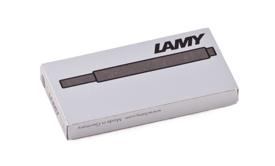 Набор картриджей для перьевых ручек LAMY T10 5 шт, Черный