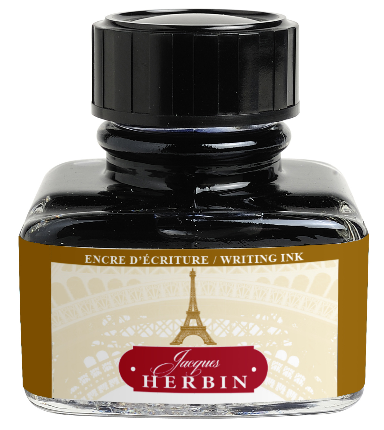 Чернила Herbin в банке 30 мл, Цвета Парижа Tour Eiffel Коричневый Herbin-13842T