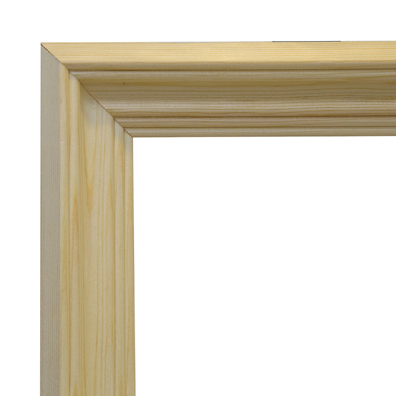 Рама 20х25 см деревянная некрашеная (ширина багета 4,2 см) рама со стеклом коричневая 30 х 40 см