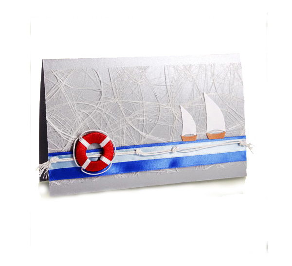 Открытка ручной работы 20*12,5 см 