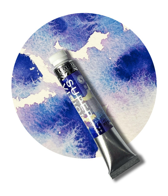 Акрил Super Vision с грануляцией  "Acrylic layered " в тубе 8 мл S5 West Lake