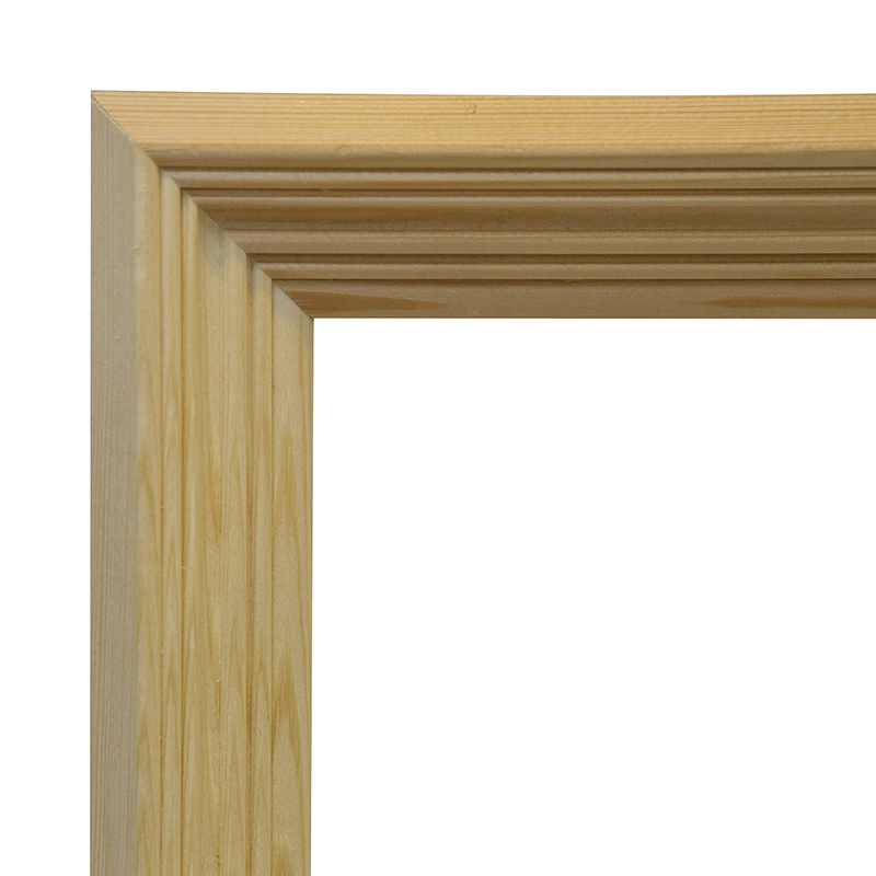 Рама 13х18 см деревянная некрашенная (ширина багета 4,3 см) Т-С-43-1318 - фото 1