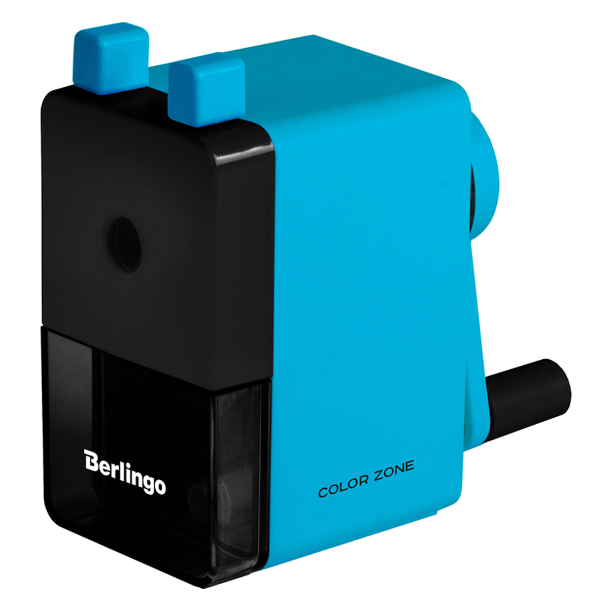 Точилка механическая Berlingo "Color Zone", голубая, пласт. корпус