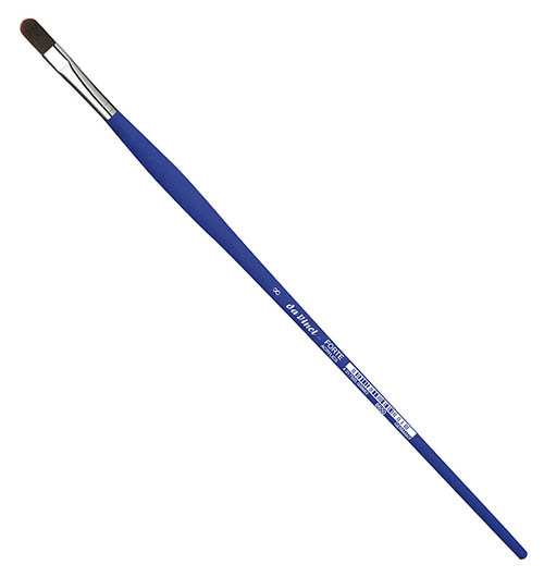 Кисть синтетика №8 овальная Da Vinci 8650 длинная ручка DV-8650-8 - фото 1