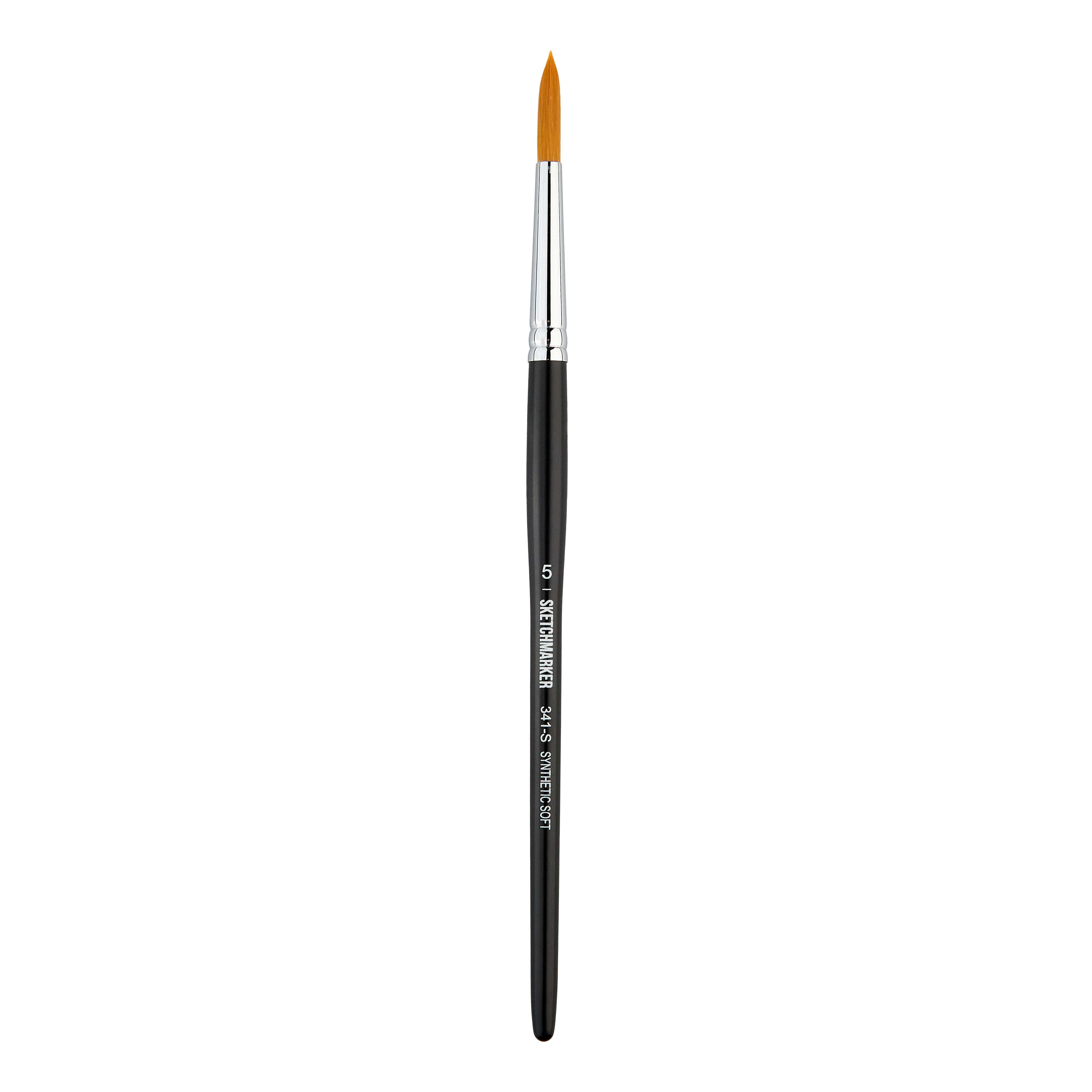 Кисть синтетика мягкая №5 круглая Sketchmarker "341" ручка короткая