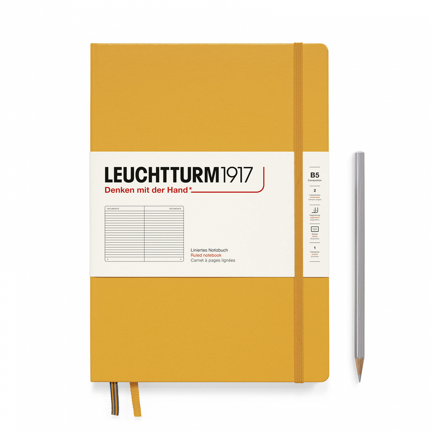 Блокнот влинейку Leuchtturm1917 Composition B5 109 л, твердая обложка Восходящее Солнце блокнот блокнот лучшего учителя на гребне формат а6 40 листов
